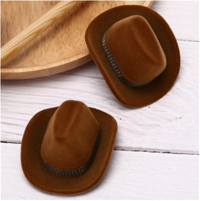 Silver sage Cowboy Hat Necklace Box